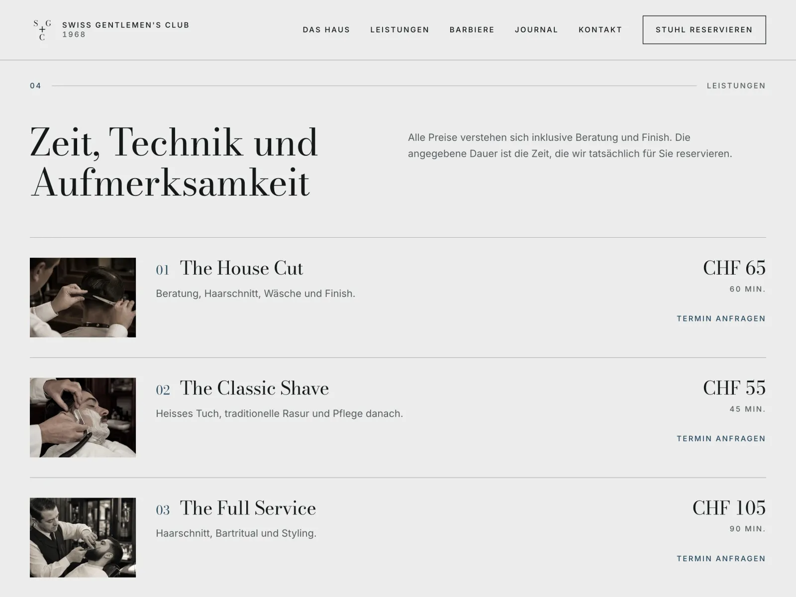 Swiss Gentlemen's Club — Schiefer